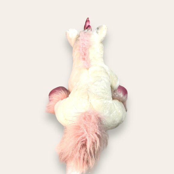 Build-A-Bear Workshop Magical Unicorn 15" Sparkling white & Pink Retired - Picture 4 of 16